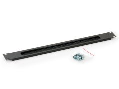 RAB-ZP-X03-A2 - 19" priechodzia panel 1U so štetinami