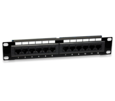 10" Patch panel 12port UTP cat.5e