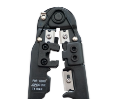 Hanlong® krimpovací kleště HT-2092C kovové jednoduché 10p10c (RJ48), detail