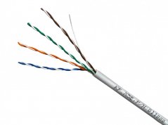KFLan kabel UTP cat.5e, drát, PVC
