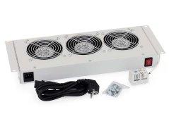 RAC-CH-X26-X1 - 19“ ventilačná jednotka pro nástěnné rozvádzače Triton RUA, 3 ventilátory