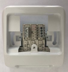 Telefonní zásuvka Euro RJ11 2x6p6c