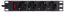 10“ Napájecí panel 4x230V 16A s vypínačem, kabel 1,8m 1U