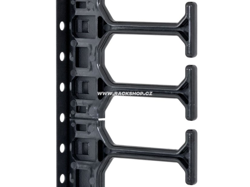 RAB-VP-HXX-Y1 - vyvazovací panel - hřeben, jednořadý - Výška: 45U