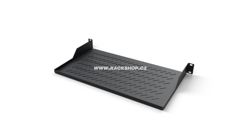 19“ Police CTnet REX s perforací 1U 250mm, zadní lem