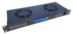 CTnet 19" ventilačná jednotka 1U, 2 ventilátory