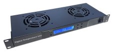 CTnet 19" ventilační jednotka 1U, 2 ventilátory