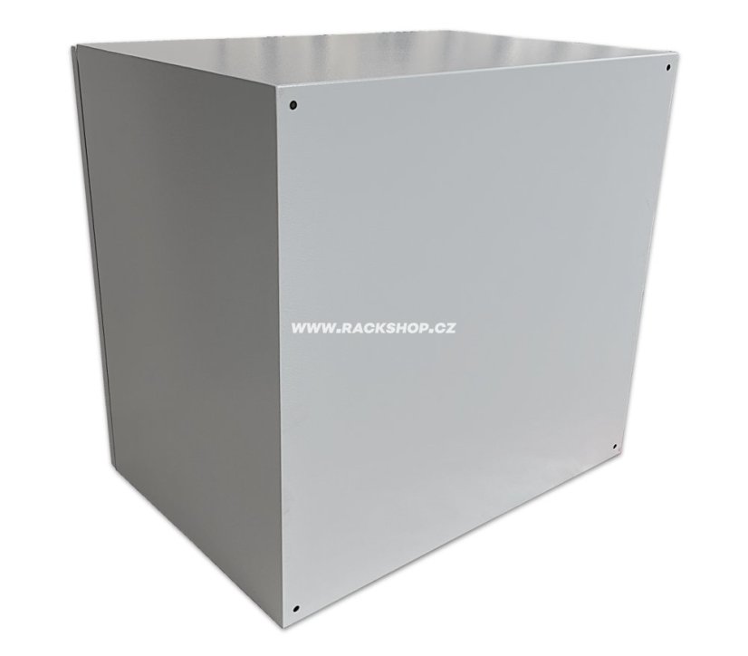 19" venkovní rozvaděč 6U š.600mm hl. 400mm, krytí IP55, dveře plechové