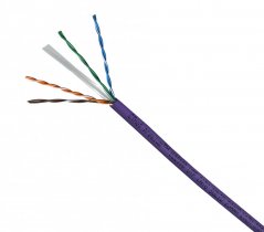 CTnet kabel UTP cat.6, drát,  LSZH
