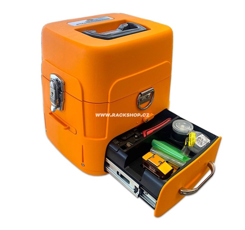 Svářečka optických vláken AI-8, celý box