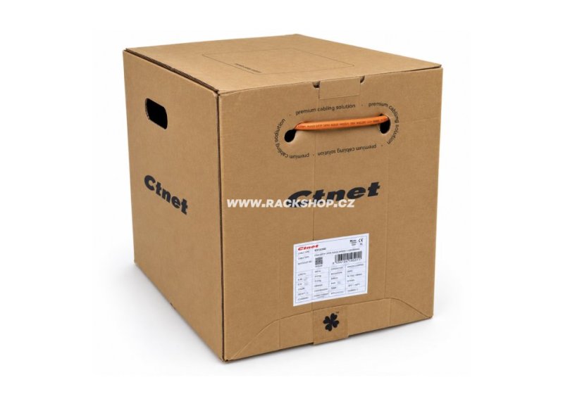 CTnet kabel FTP cat.6A drát LSZH (B2ca), 305m
