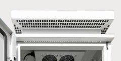RAC-RV-V66-X1, Kryt ventilační jednotky IP5X, montáž na redukci, šedá RAL7035