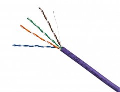 CTnet kabel UTP cat.5e, drát, LSZH