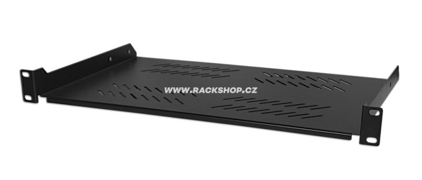 19“ Police CTnet s perforací 1U 400mm, černá