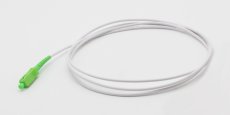 Pigtail SC/APC 9/125 OS2, G657A2, 3mm, LSZH bílý, 30m