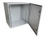 19" venkovní rozvaděč 6U š.600mm hl. 400mm, krytí IP55, dveře plechové