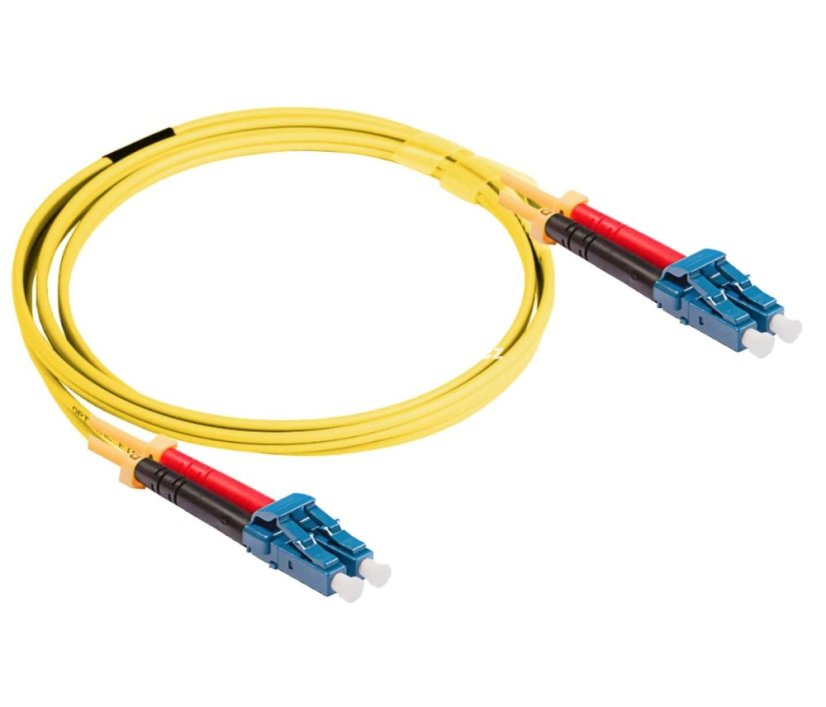 Optický patch kabel LC-LC 9/125 OS2 - Délka: 2m
