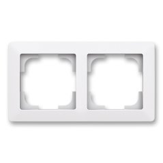 ABB Zoni Rámeček dvoujnásobný bílý