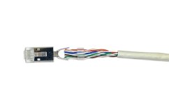 Konektor RJ45 8P8C cat.6A FTP drát 50u, 2