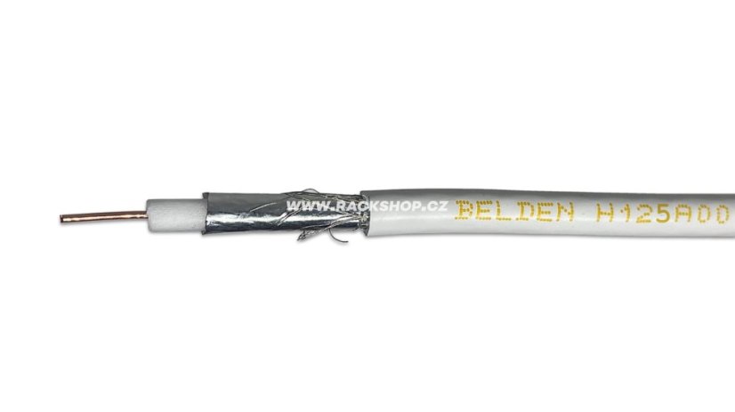 Koaxiální kabel Belden H125AL PVC 75ohm - Balení (m): 500