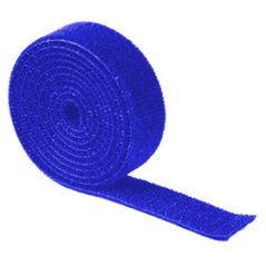 Vázací pásek, suchý zip, 19mm, délka 20m, modrý