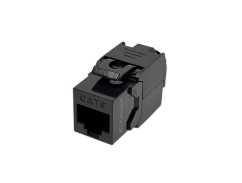 CTnet keystone UTP RJ45 cat.6, samozářezový, černý