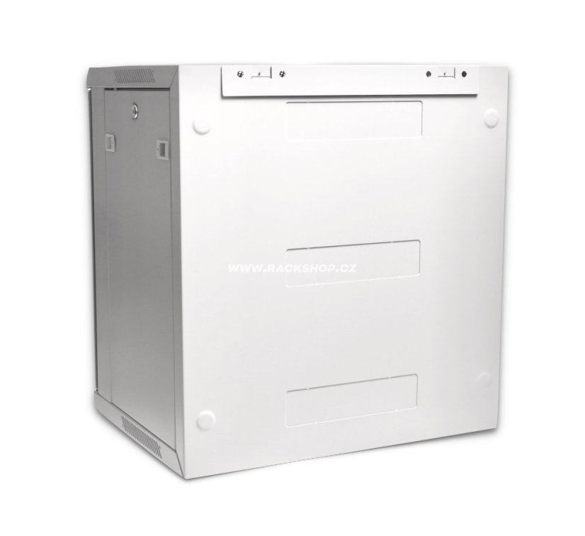 CTnet 19"rozvaděč pohled zezadu
