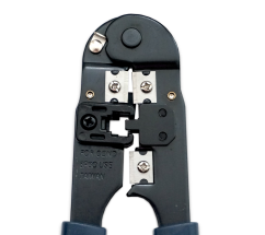 Hanlong® krimpovací kleště HT-2096C kovové jednoduché 6p6c (RJ11, RJ12), detail