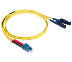 Optický patchkabel E2000/PC-LC/PC 9/125 OS2