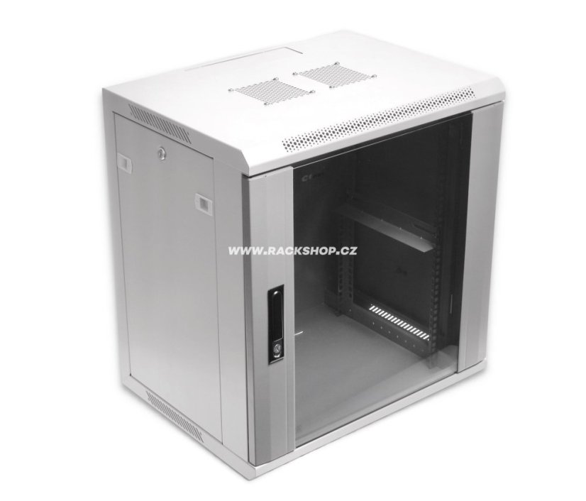 CTnet 19" rozvaděč 6U 450mm - Barva: Černá