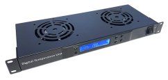 CTnet 19" ventilační jednotka 1U, 2 ventilátory