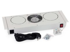 RAC-CH-X24-X1 - 19“ ventilačná jednotka pro nástěnné rozvádzače Triton RUA, 1 ventilátor