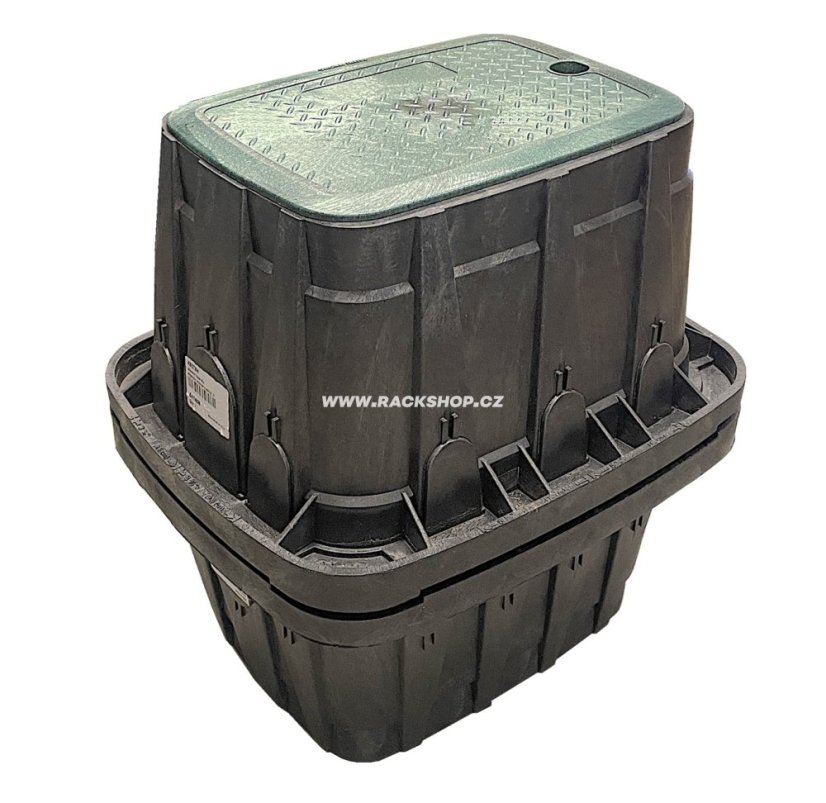 Kabelová komora HDPE 841 x 605 mm, hl. 381 mm, včetně plastového víka
