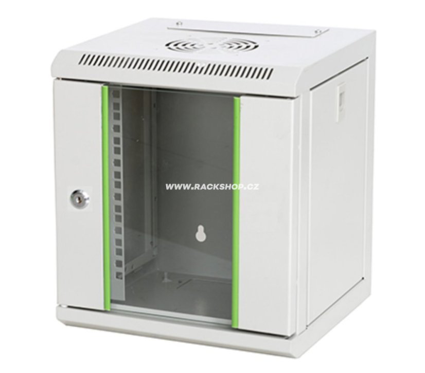 CTnet 10" rozvaděč 6U 300mm - Barva: Šedá