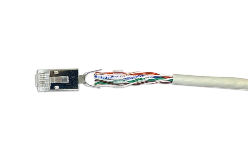 Konektor RJ45 8P8C cat.6A FTP drát 50u