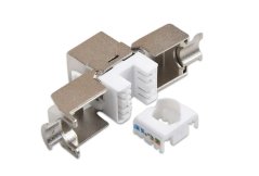 CTnet keystone FTP RJ45 cat.7, samozářezový , otevřený
