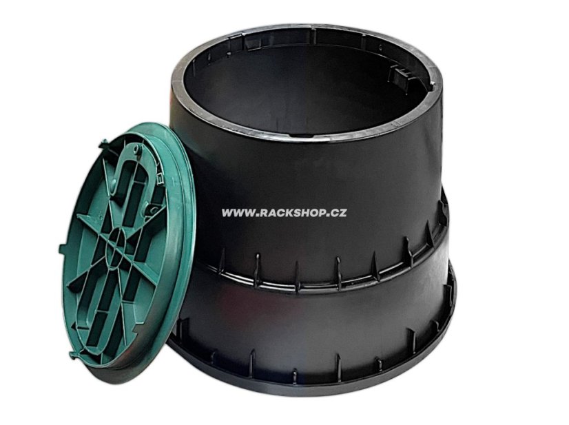 Kabelová komora 253 mm, hl. 261 mm, včetně plastového víka
