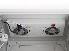 RAC-CH-X26-X1 - 19“ ventilační jednotka pro nástěnné rozvaděče Triton RUA, 3 ventilátory, 
