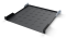 19“ polica CTnet REX s perforací 1U 450mm, černá