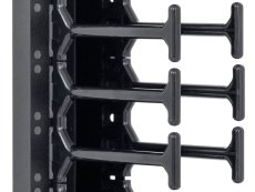 RAB-VP-H10-X1 - vyvazovací panel 10U - hřeben, dvouřadý