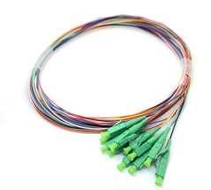 Pigtail LC/APC 9/125 OS2 G567A barevná sada 12pcs 2m