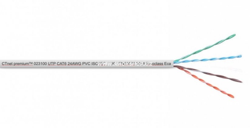 CTnet kabel UTP cat.6 lanko PVC