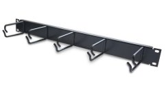 19‘‘ vyvazovací panel 1U, 5 x háček velký