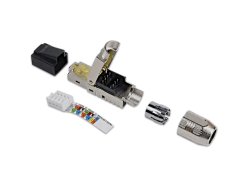 CTnet - Konektor průmyslový univerzální cat.6 FTP (RJ45 8p8c), s krytkou