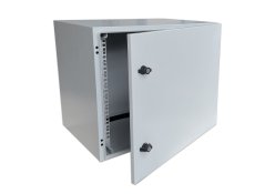 19" vonkajšie / priemyselný rozvádzač 6U š.600mm hl. 450mm, krytí IP55, dveře plechové