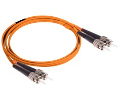 Optický patch kábel ST-ST 50/125 OM2, duplex, LSZH, 1m