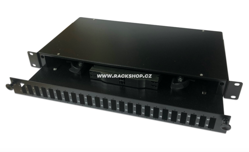 CTnet 19" optická police 24 SC duplex výsuvná