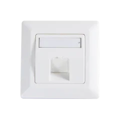 Niké kryt zásuvky pro 1x RJ-45, bílý