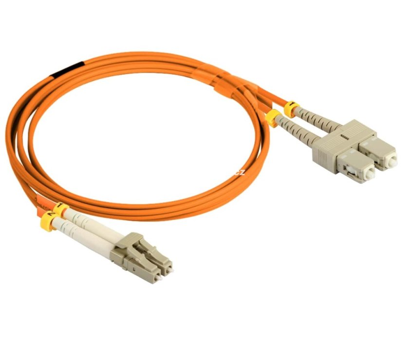 Optický patchkabel LC-SC 62,5/125 OM1 - Délka: 3m