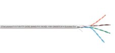 CTnet kabel FTP cat.5e lanko,  PVC - šedý